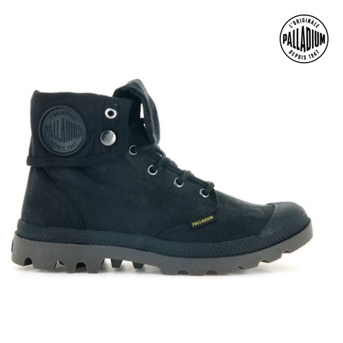 Dámské Boty Palladium Pampa Baggy WAX Černé | CZ ENY-32B